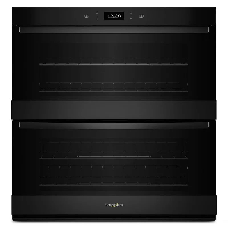 Whirlpool - 8.6 cu. ft Double Wall Oven in Black - WOED5027LB Black