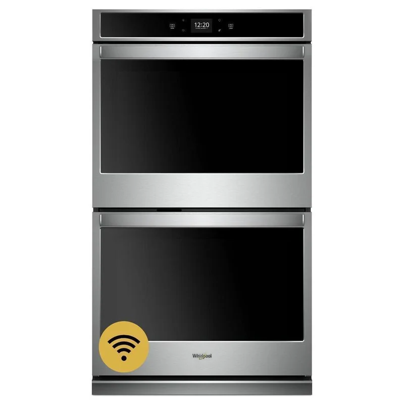 Whirlpool - 8.6 cu. ft Double Wall Oven in Stainless - WOD51EC7HS Stainless