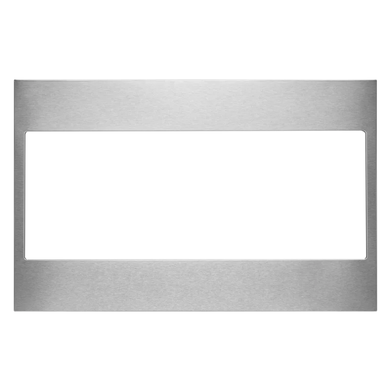 Whirlpool - Built-in Microwave Trim Kit Accessory in Black Stainless - W11451304 Stainless