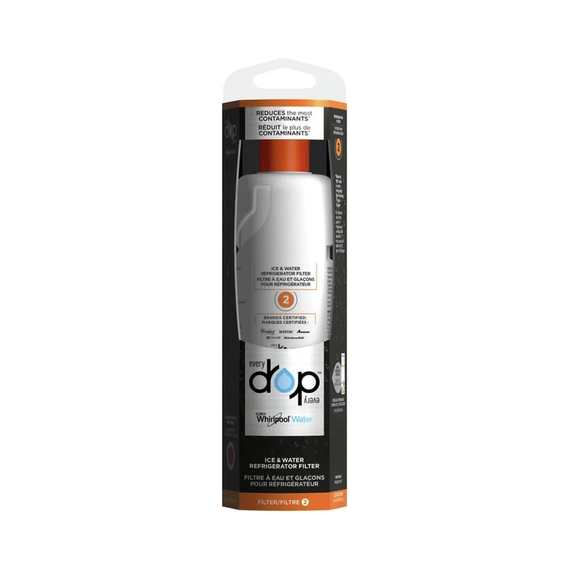 Whirlpool - EDR2RXD1B Everydrop Ice & Water Refrigerator Filter 2 - EDR2RXD1B White