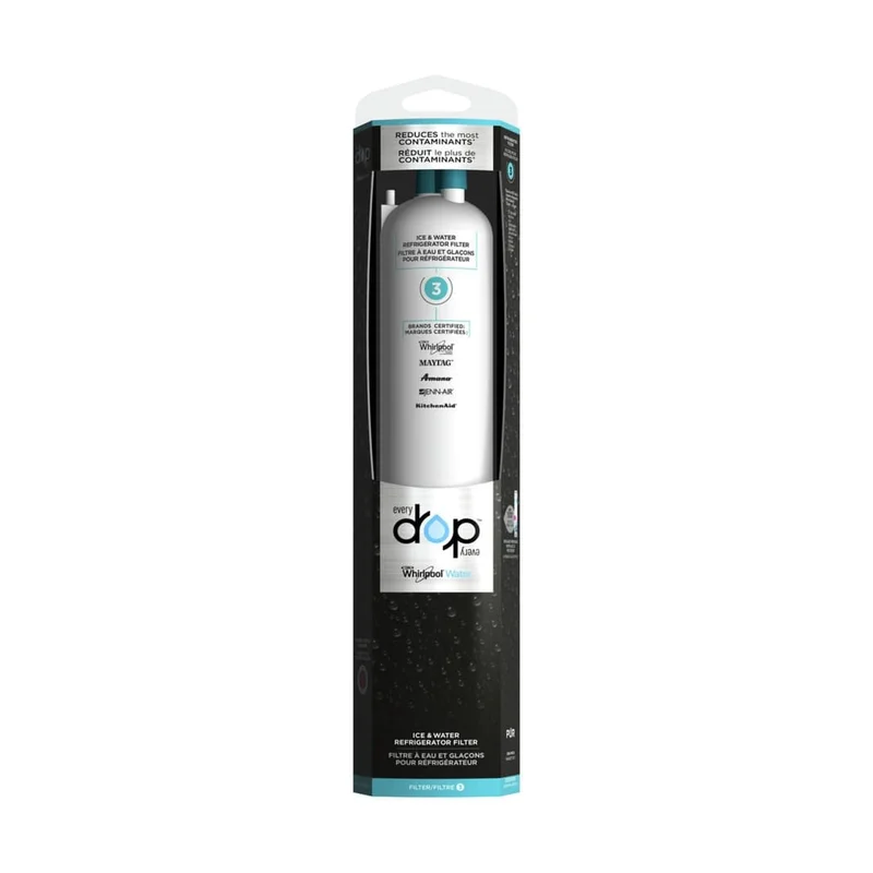 Whirlpool - EDR3RXD1B Ice & Water Refrigerator Filter 4 - EDR3RXD1B White