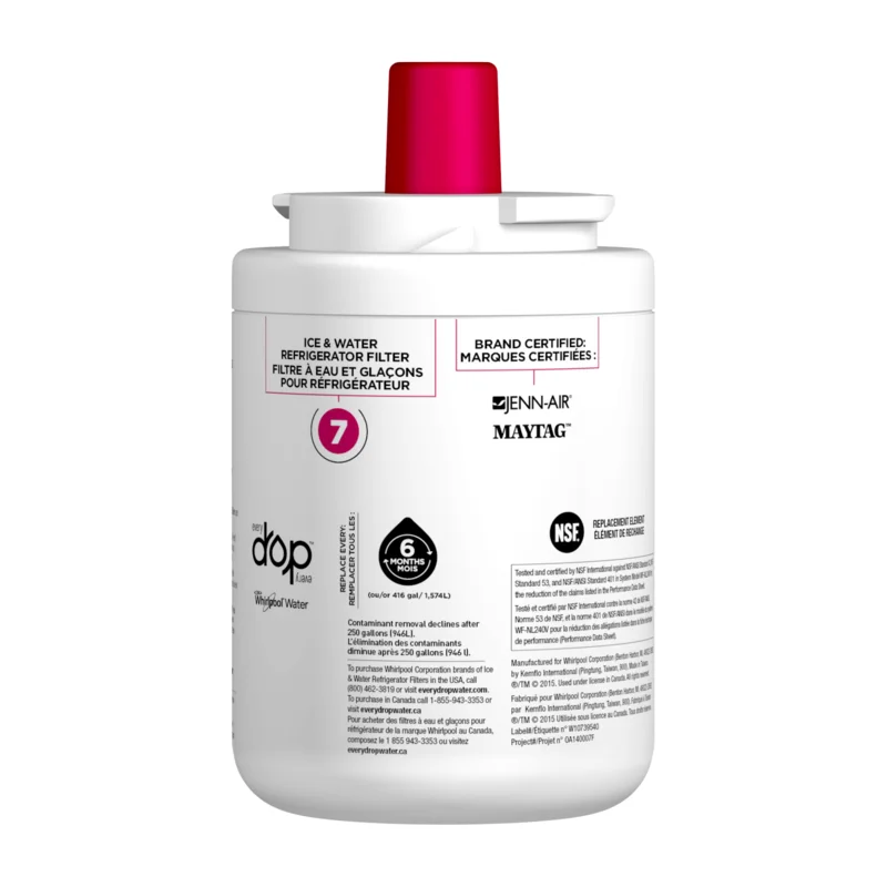 Whirlpool - Everydrop Ice and Water Refrigerator Filter 7 Accessory - EDR7D1B None
