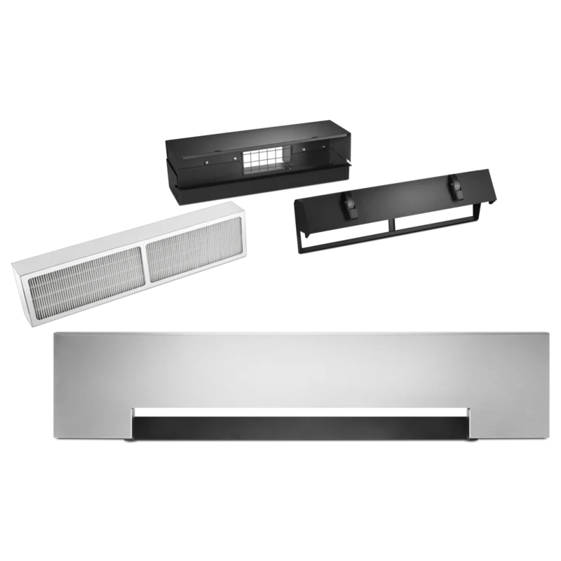 Whirlpool - Range Ductless Downdraft Ventilation Accessory in Stainless - W10748976 Stainless