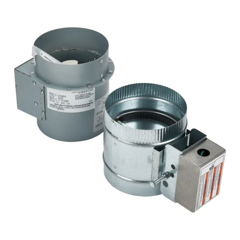 Whirlpool - Range Hood Make-up Air Accessory Kit in Stainless - W10446915 Stainless