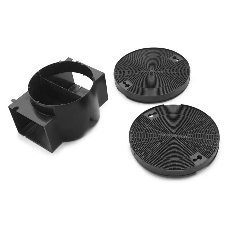 Whirlpool - Range Hood Recirculation Accessory Kit in Black - W10272063 Black