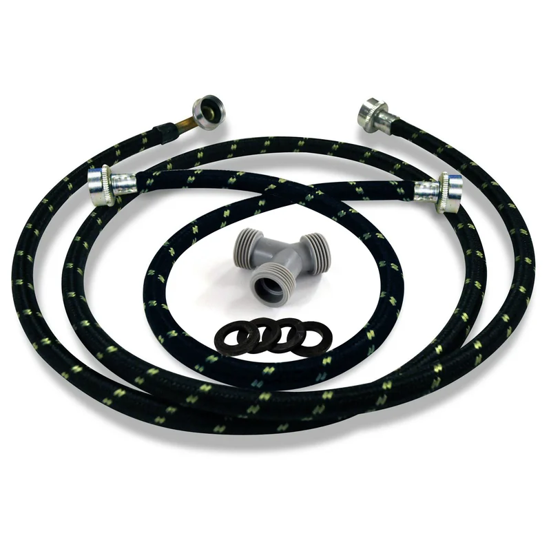 Whirlpool -  Steam Dryer Hose Kit  Accessories in Black - W10623830 Black