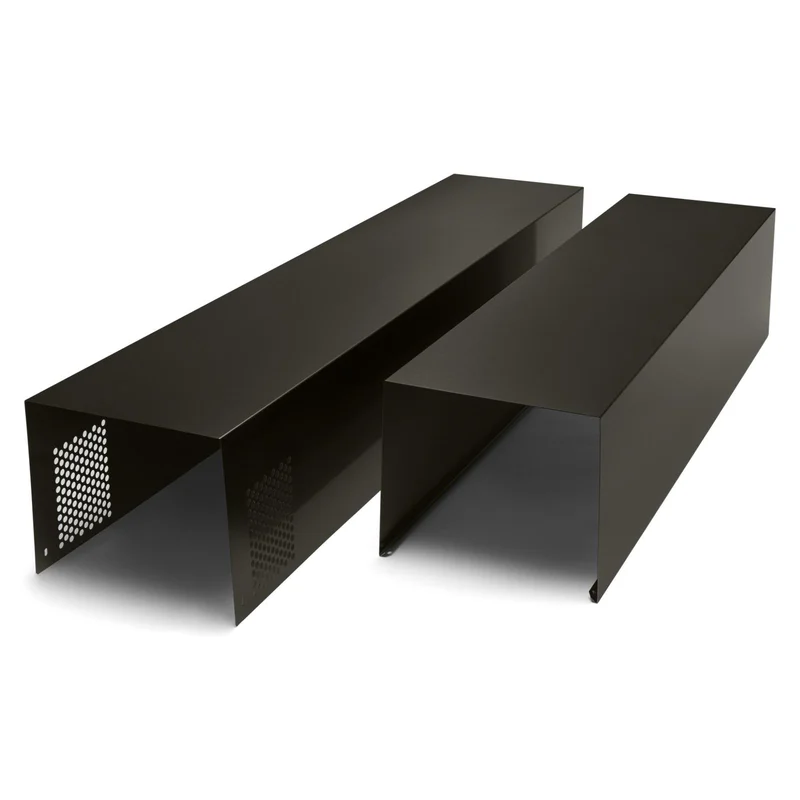 Whirlpool - Wall Hood Chimney Extension Kit Accessory in Black Stainless - EXTKIT10HV Black Stainless