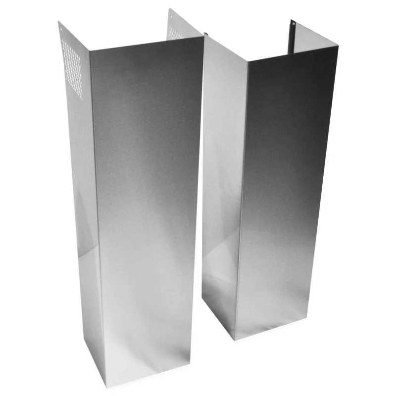 Whirlpool - Wall Hood Chimney Extension Kit Accessory in Stainless - EXTKIT25FS Stainless