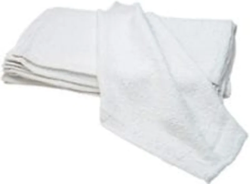 White Cotton Terry General Purpose Towels