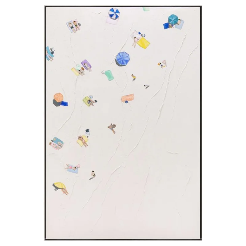 White Sand Beach, 41.75" x 61.75"