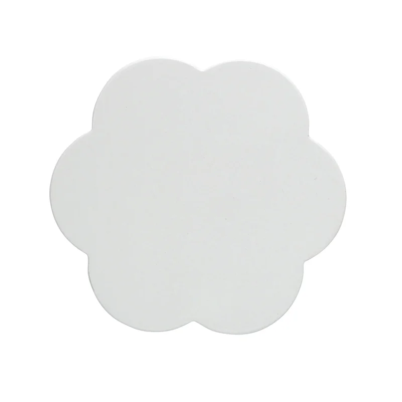 White Scallop Coasters, Set of 4