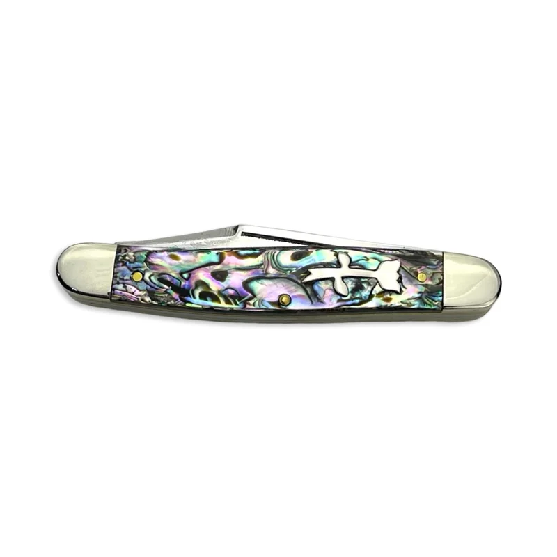 Winchester 38027-T-AP - Stockman Tulip Shield Abalone
