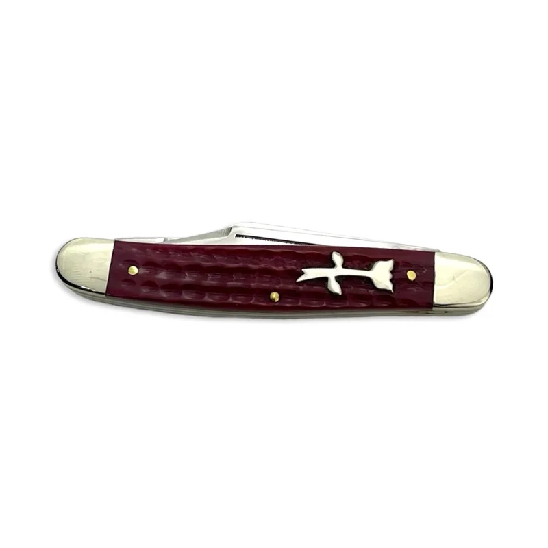 Winchester 39027-CB-T - Stockman Tulip Shield Red jig Bone