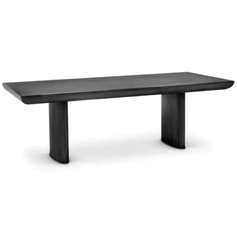 Winston Dining Table, Charcoal Oak Veneer, 91W x 39.4D