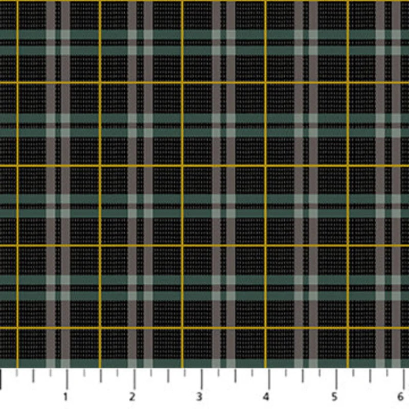 WINTER DREAMS: Gingham-Black (1/4 Yard)