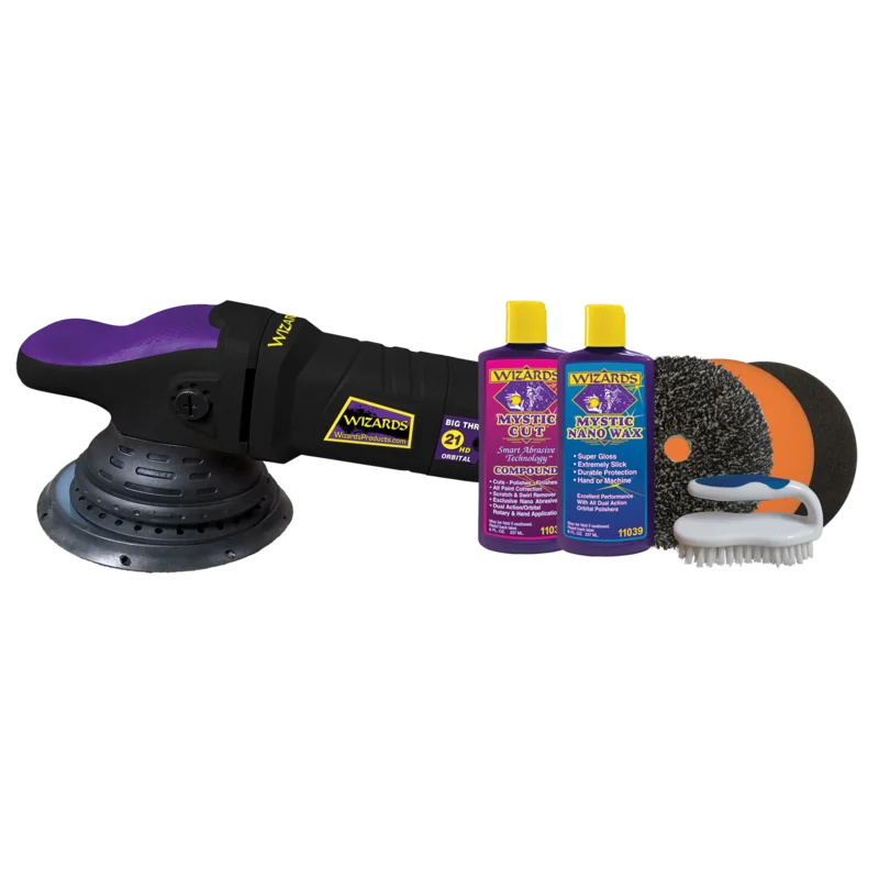 WIZARDS 21 HD Big Throw Polisher and SSR Kit Combo