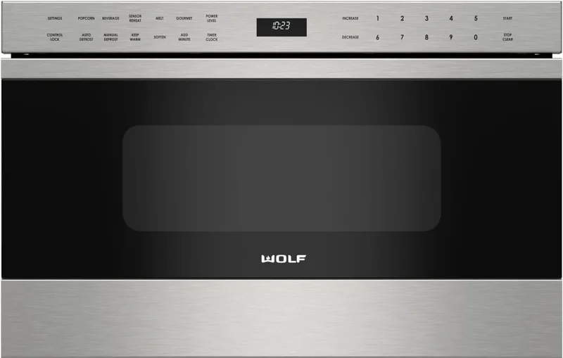 Wolf - 1.2 cu. Ft Built In Microwave in Stainless - MD24TE/S Stainless