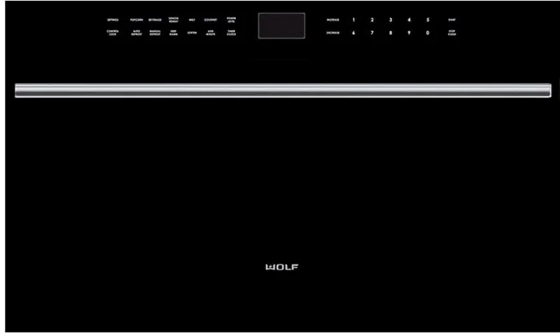 Wolf - 1.6 cu. Ft Built In Microwave in Black - MDD30CM/B/TH Black