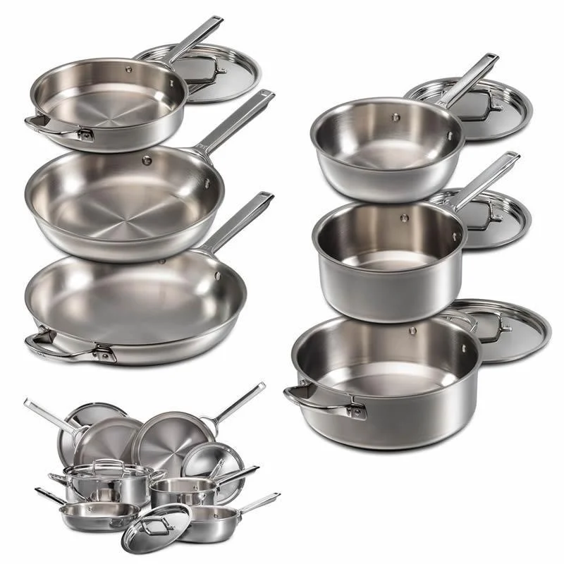 Wolf - 10 Piece CookwareSet - ICBWGCW100S Stainless
