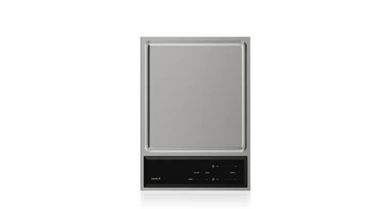 Wolf - 15 inch wide Induction Teppanyaki Module in Stainless - TM15T/S Stainless