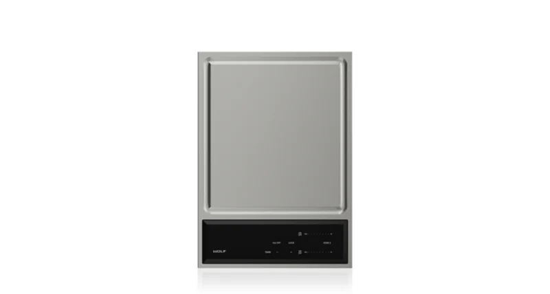 Wolf - 15 inch wide Induction Teppanyaki Module in Stainless - TM15TF/S Stainless