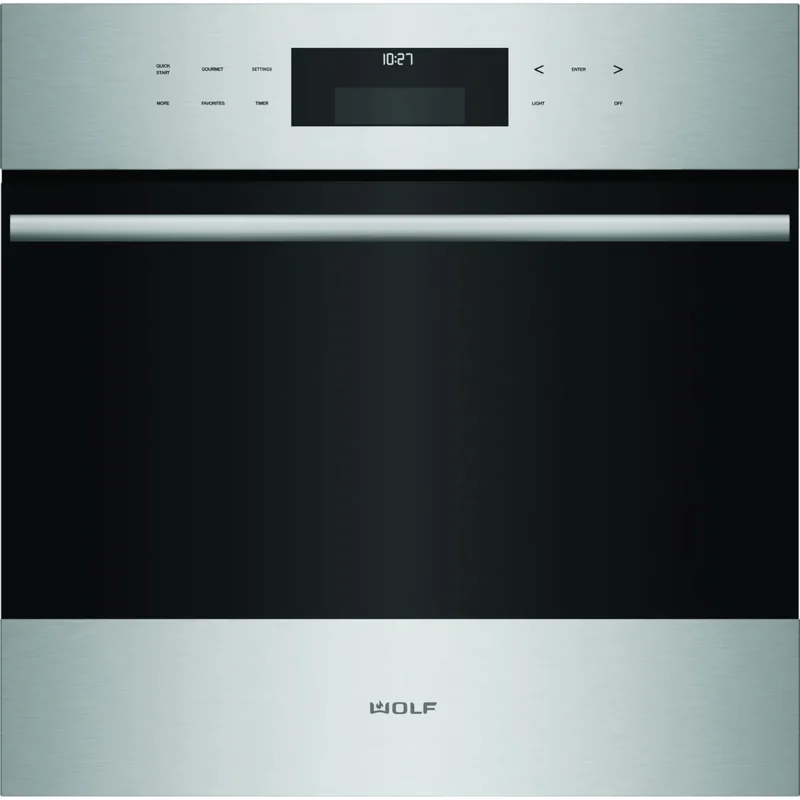 Wolf - 2.4 cu. ft Single Wall Oven in Stainless - SO24TE/S/TH Stainless