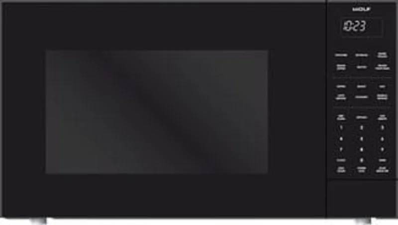 Wolf - 2 cu. Ft Countertop Microwave in Black - MS24 Black