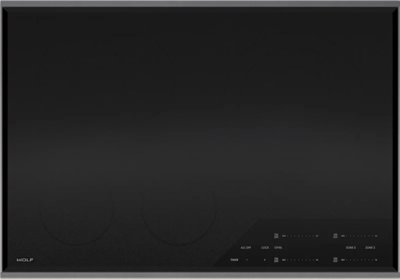 Wolf - 30 inch wide Electric Cooktop in Black - CE304T/S Black