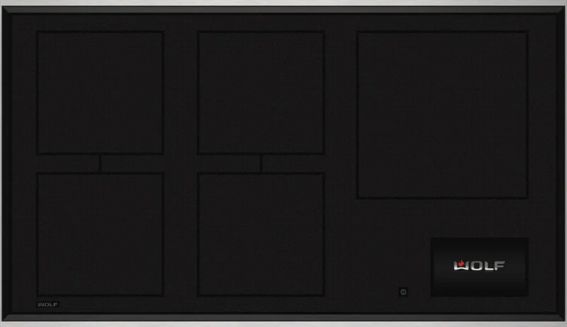 Wolf - 36 Inch Induction Cooktop in Black - CI36560T/S Black