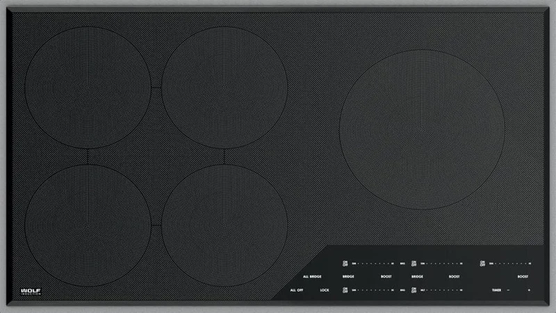 Wolf - 36 inch wide Induction Cooktop in Stainless - CI365TF/S Stainless