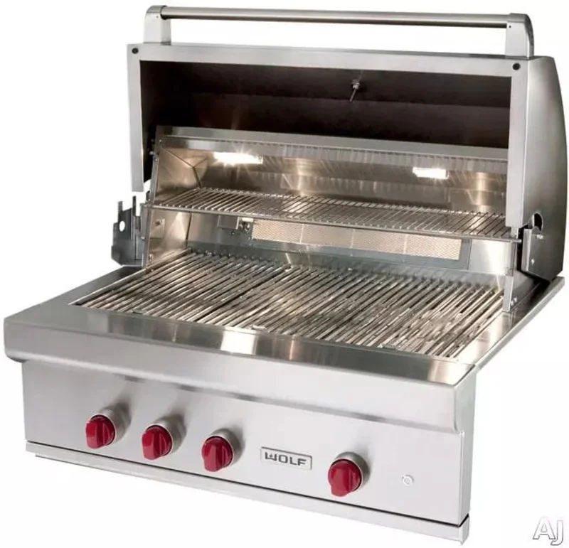 Wolf - 4 Burner Gas BBQ in Stainless - OG36-LP Stainless