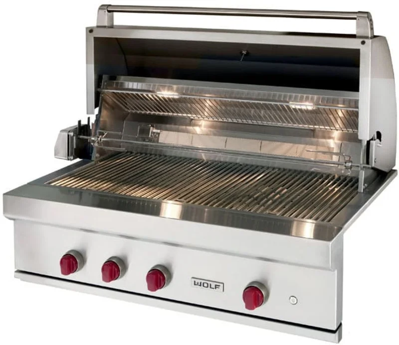 Wolf - 4 Burner Gas BBQ in Stainless - OG42 Stainless