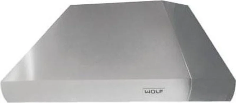 Wolf - 42 Inch Wall Mount and Chimney Range Vent in Stainless - PWC422418 Stainless