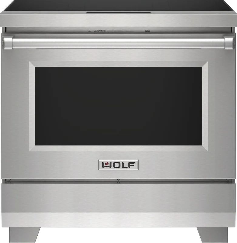 Wolf - 6.3 cu. ft Induction Range in Stainless - IR36550/S/P Stainless
