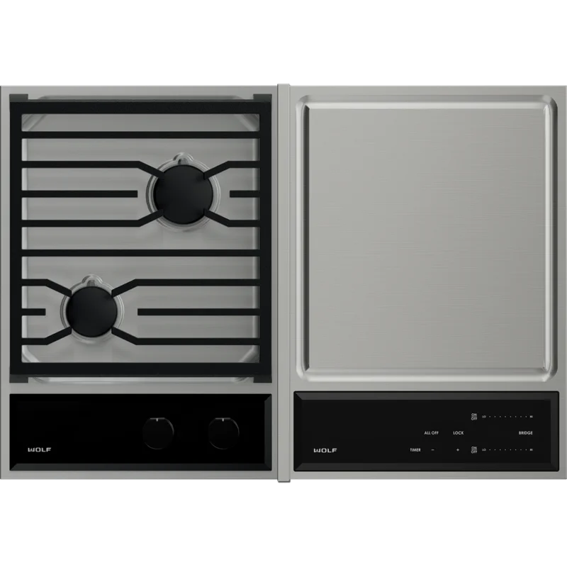 Wolf - Cooktop Module Filler Strip Cooking Accessory in Stainless - 827131 Stainless