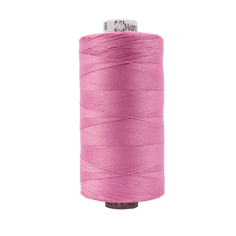 WonderFil KONFETTI: 50wt Cotton 1094yd-Carnation Pink 308