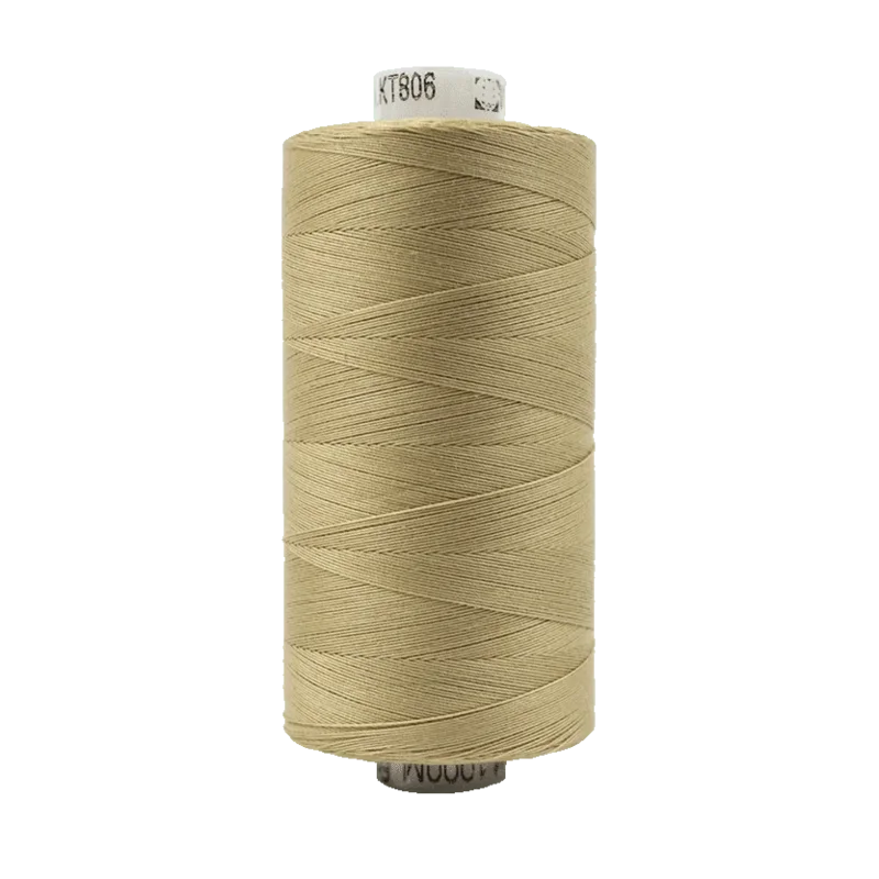 WonderFil KONFETTI: 50wt Cotton 1094yd-Dark Ecru 806