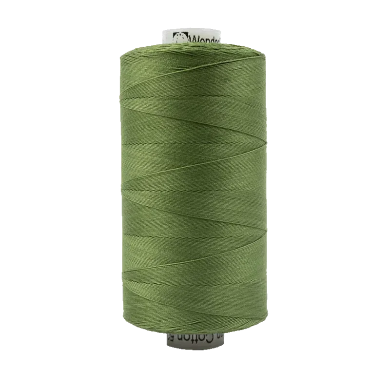 WonderFil KONFETTI: 50wt Cotton 1094yd-Dark Olive 708