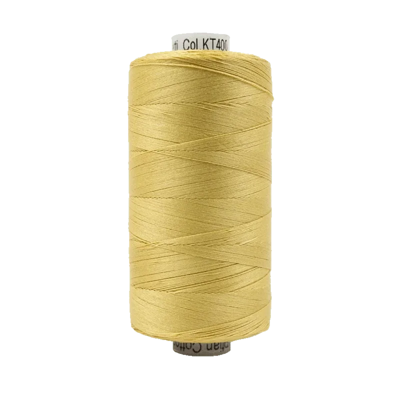 WonderFil KONFETTI: 50wt Cotton 1094yd-Gold 400