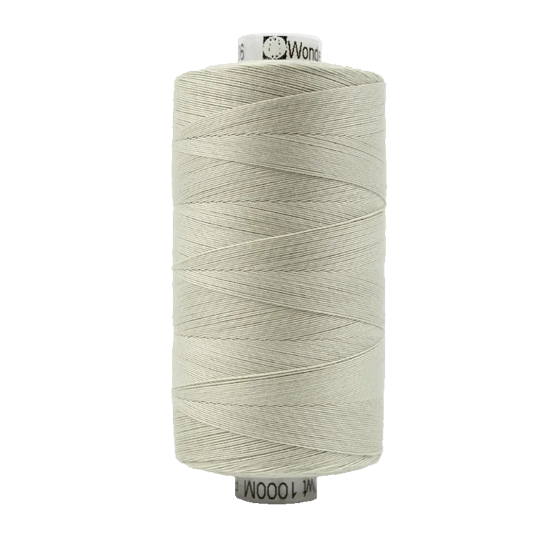 WonderFil KONFETTI: 50wt Cotton 1094yd-Pale Grey 906