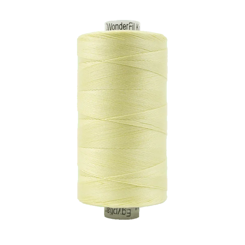 WonderFil KONFETTI: 50wt Cotton 1094yd-Pale Yellow 405