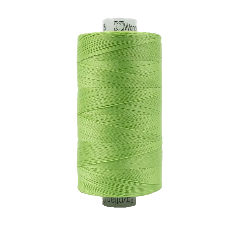 WonderFil KONFETTI: 50wt Cotton 1094yd-Yellow/Green 705
