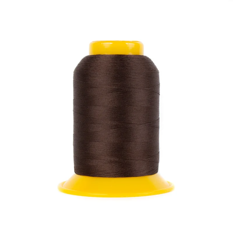 WonderFil SOFTLOC: Tex35 Wooly Poly 1100yd-Dark Chocolate 06
