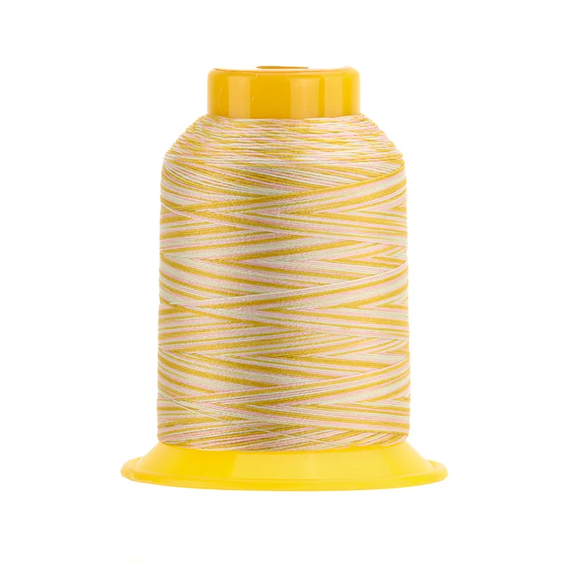 WonderFil SOFTLOC: Tex35 Wooly Poly Variegated 1100yd-Banana Split 60