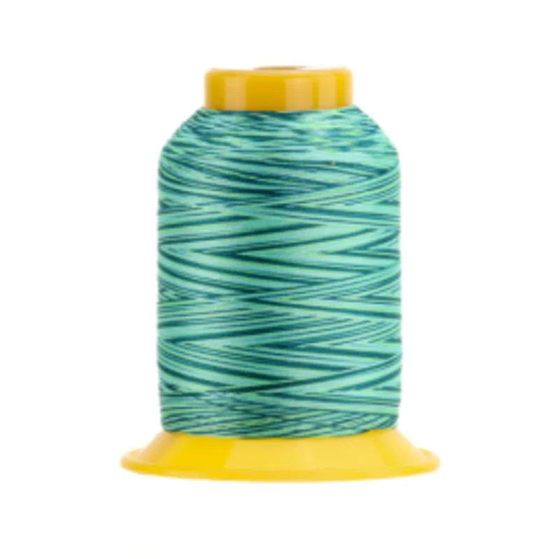 WonderFil SOFTLOC: Tex35 Wooly Poly Variegated 1100yd-Clover 49