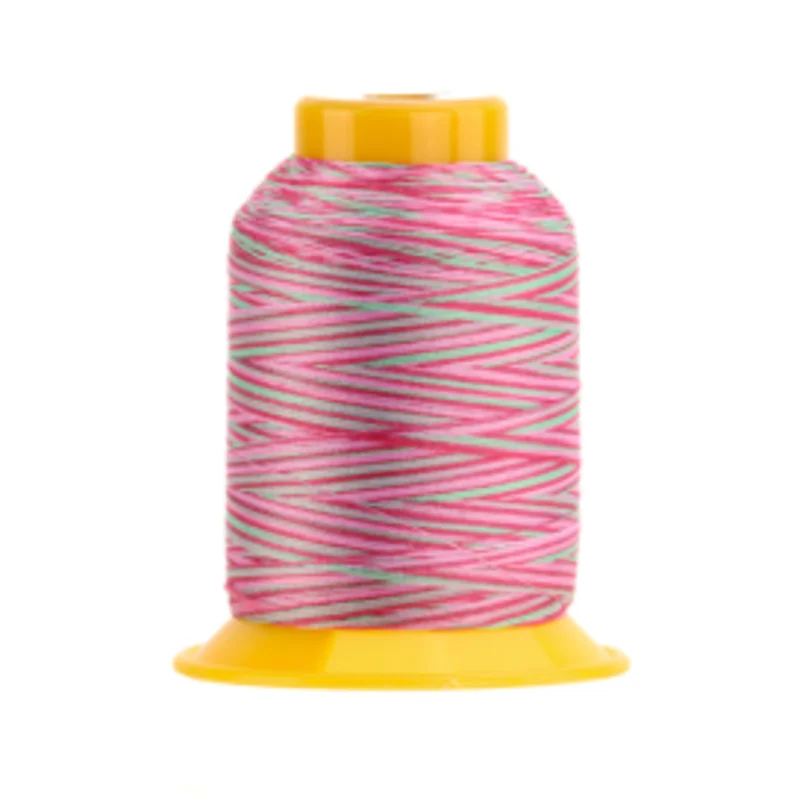 WonderFil SOFTLOC: Tex35 Wooly Poly Variegated 1100yd-Dragon Fruit 53