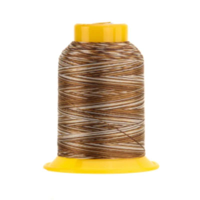 WonderFil SOFTLOC: Tex35 Wooly Poly Variegated 1100yd-Espresso Martini 38