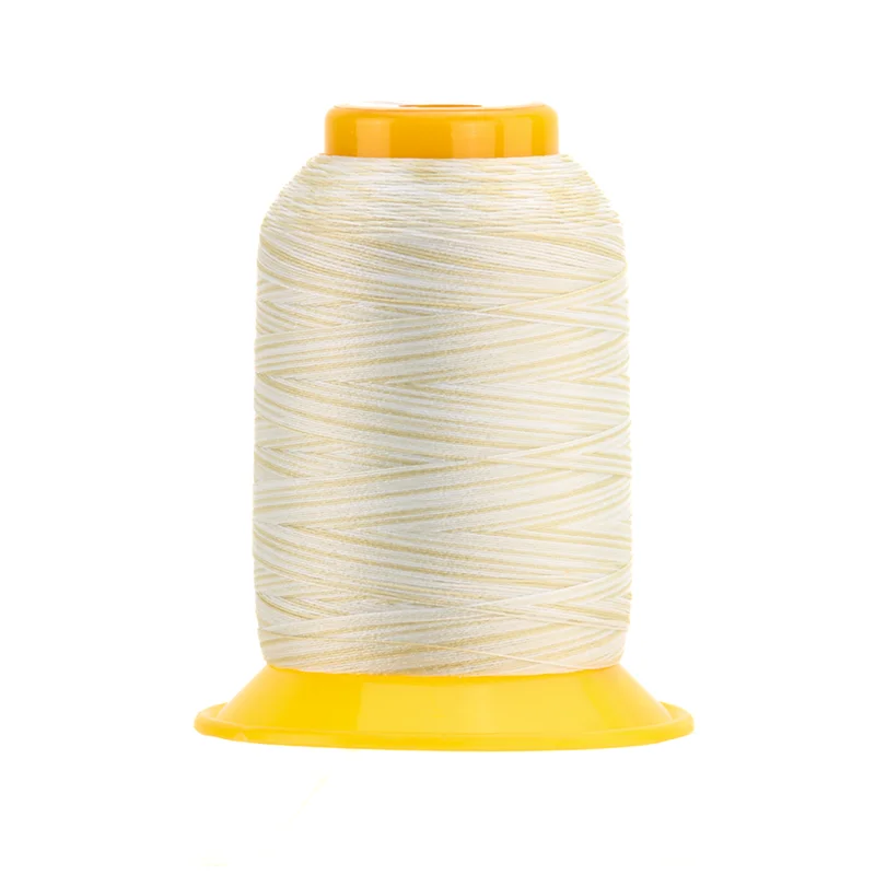 WonderFil SOFTLOC: Tex35 Wooly Poly Variegated 1100yd-Honey Butter 51