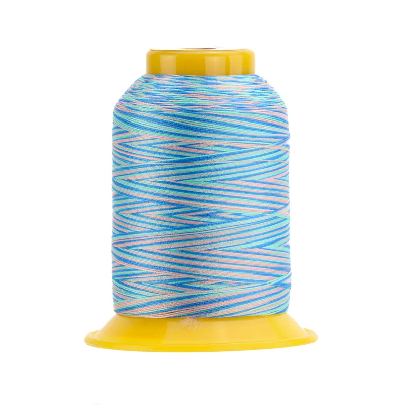 WonderFil SOFTLOC: Tex35 Wooly Poly Variegated 1100yd-Mermaid Tail 05