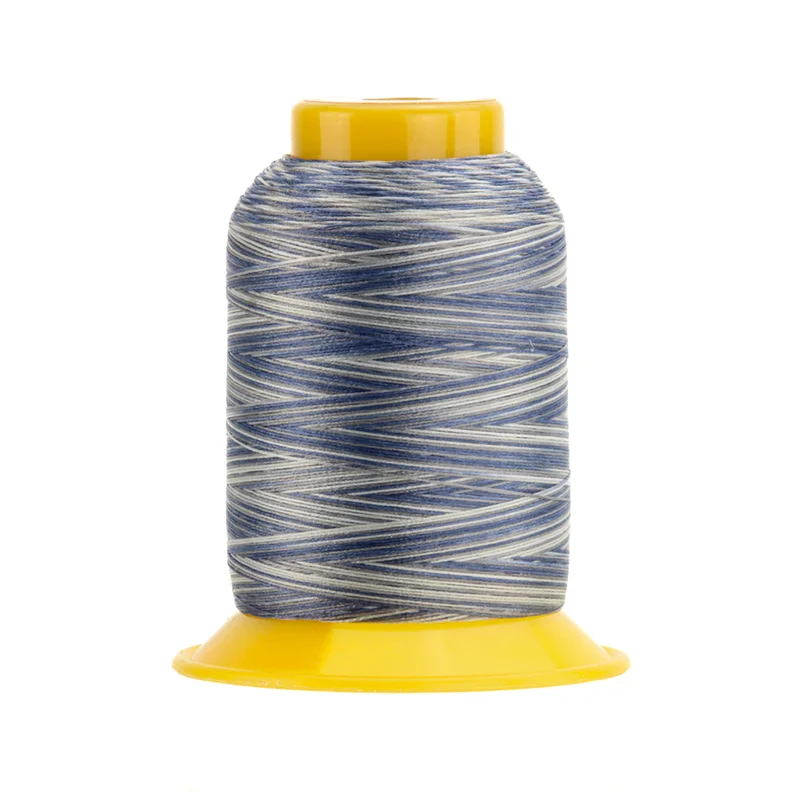 WonderFil SOFTLOC: Tex35 Wooly Poly Variegated 1100yd-Midnight Fog 40